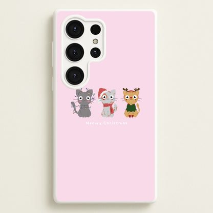 Meowy Christmas   - Christmas Phone Case for Galaxy S25 Ultra