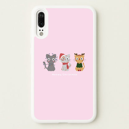 Meowy Christmas   - Christmas Phone Case for Huawei P20