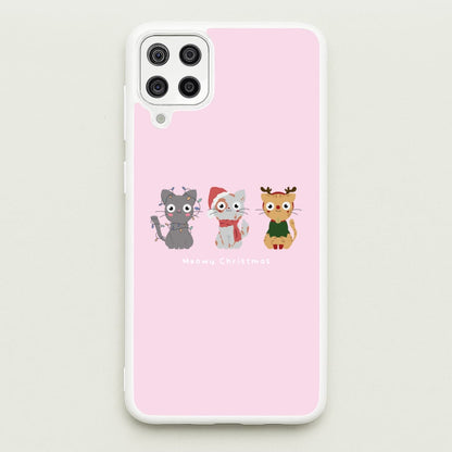 Meowy Christmas   - Christmas Phone Case for Galaxy A12
