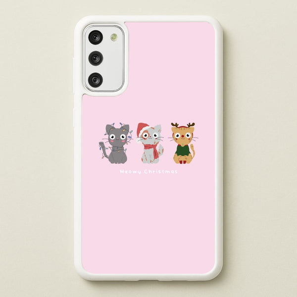 Meowy Christmas   - Christmas Phone Case for Galaxy S20FE