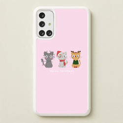 Meowy Christmas   - Christmas Phone Case for Galaxy A71