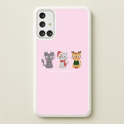 Meowy Christmas   - Christmas Phone Case for Galaxy A71