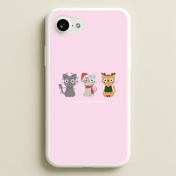 Meowy Christmas   - Christmas Phone Case for iPhone 16e
