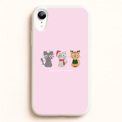Meowy Christmas   - Christmas Phone Case for iPhone XR