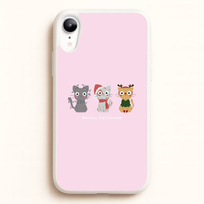 Meowy Christmas   - Christmas Phone Case for iPhone XR