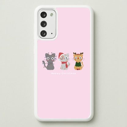 Meowy Christmas   - Christmas Phone Case for Galaxy Note 20