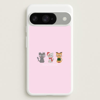 Meowy Christmas Phone Case for Google Pixel 10 / 10 Pro