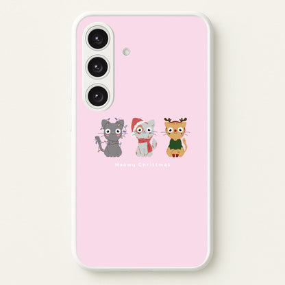 Meowy Christmas   - Christmas Phone Case for Galaxy S25
