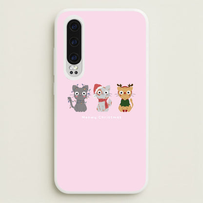 Meowy Christmas   - Christmas Phone Case for Huawei P30