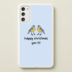 Happy Christmas You Tit - Christmas  - Christmas Phone Case for Galaxy S20FE