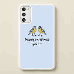 Happy Christmas You Tit - Christmas  - Christmas Phone Case for Galaxy S20