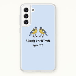Happy Christmas You Tit - Christmas  - Christmas Phone Case for Galaxy S22 Plus