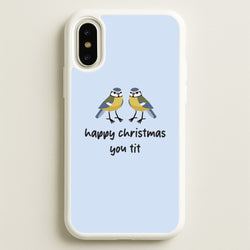 Happy Christmas You Tit - Christmas  - Christmas Phone Case for iPhone X / XS