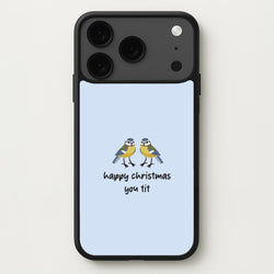 Happy Christmas You Tit - Christmas Phone Case for iPhone 17 Pro