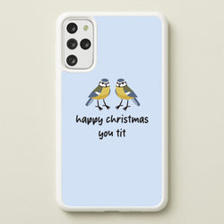 Happy Christmas You Tit - Christmas  - Christmas Phone Case for Galaxy S20 Plus