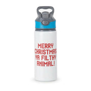 Merry Christmas Ya Filthy Animal Active Water Bottle 2