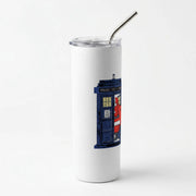 Santa's Tardis Skinny Tumbler 2