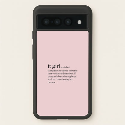 It Girl - Clean Girl Aesthetic  - Clean Girl Aesthetic Phone Case for Google Pixel 7 Pro