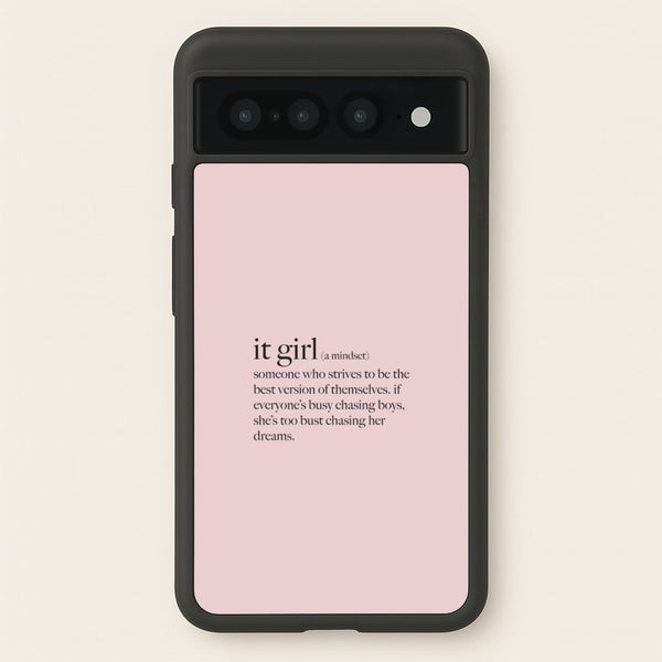 It Girl - Clean Girl Aesthetic  - Clean Girl Aesthetic Phone Case for Google Pixel 7 Pro