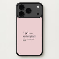 It Girl - Clean Girl Aesthetic Phone Case for iPhone 17 Pro Max