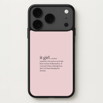 It Girl - Clean Girl Aesthetic Phone Case for iPhone 17 Pro Max