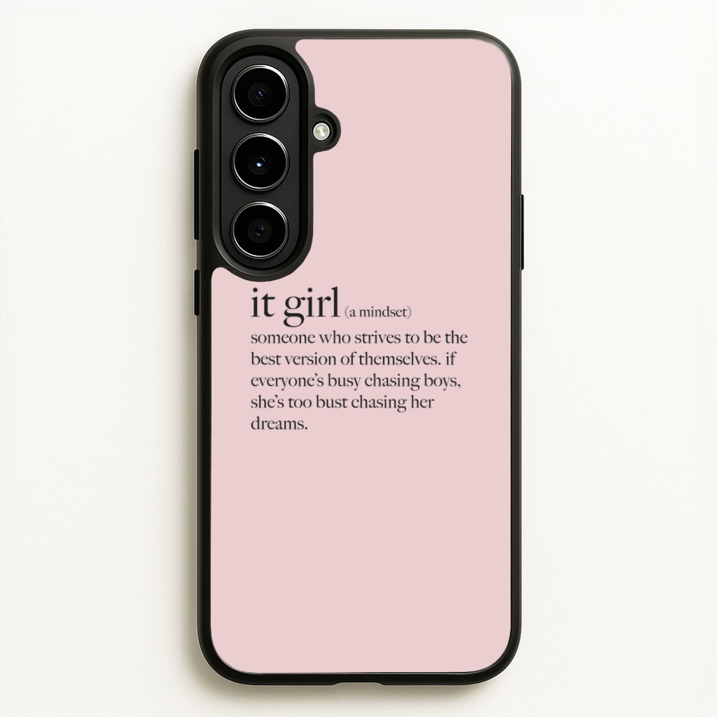 It Girl - Clean Girl Aesthetic  - Clean Girl Aesthetic Phone Case for Galaxy A56