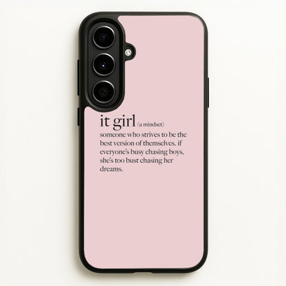 It Girl - Clean Girl Aesthetic  - Clean Girl Aesthetic Phone Case for Galaxy A56