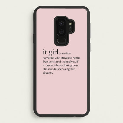 It Girl - Clean Girl Aesthetic  - Clean Girl Aesthetic Phone Case for Galaxy S9 Plus