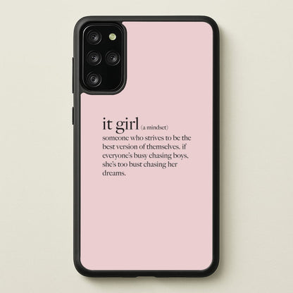 It Girl - Clean Girl Aesthetic  - Clean Girl Aesthetic Phone Case for Galaxy S20 Plus