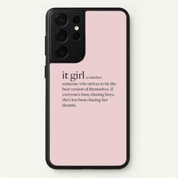 It Girl - Clean Girl Aesthetic  - Clean Girl Aesthetic Phone Case for Galaxy S21 Ultra