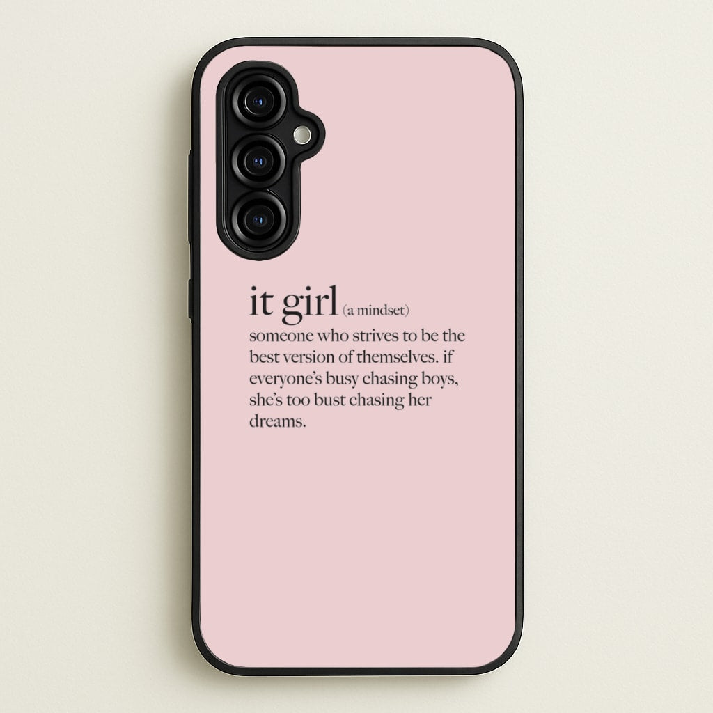 It Girl - Clean Girl Aesthetic  - Clean Girl Aesthetic Phone Case for Galaxy A54