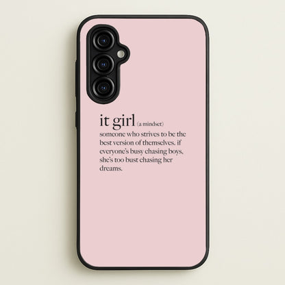 It Girl - Clean Girl Aesthetic  - Clean Girl Aesthetic Phone Case for Galaxy A54