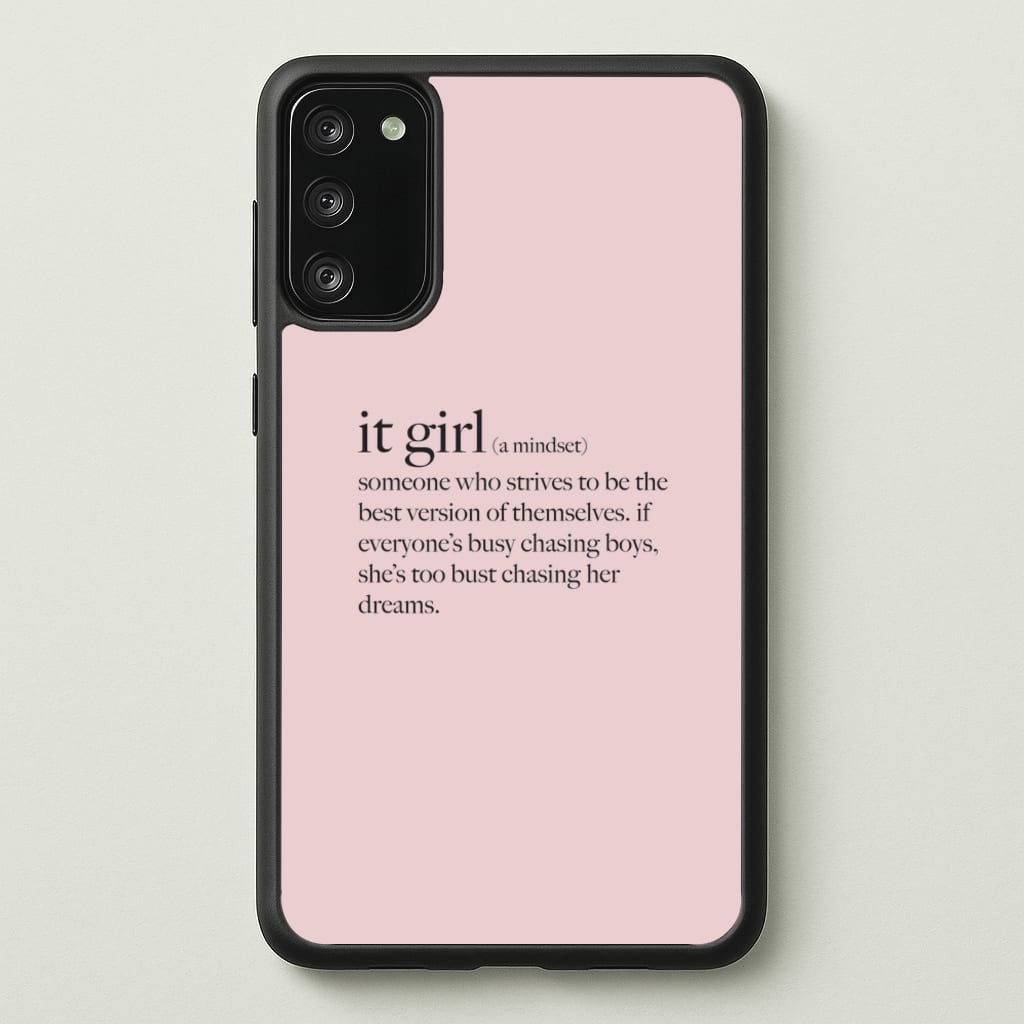 It Girl - Clean Girl Aesthetic  - Clean Girl Aesthetic Phone Case for Galaxy S20