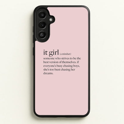 It Girl - Clean Girl Aesthetic  - Clean Girl Aesthetic Phone Case for Galaxy A36