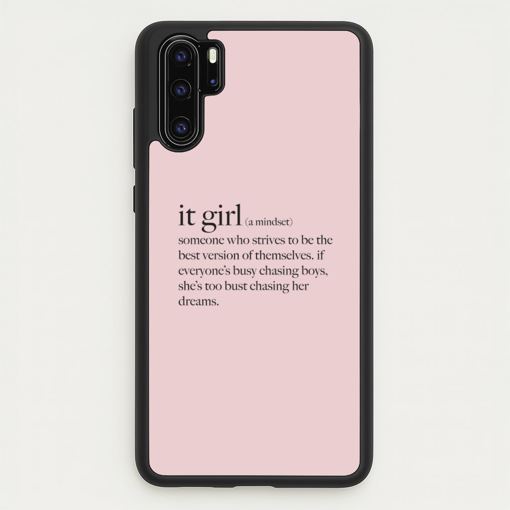 It Girl - Clean Girl Aesthetic  - Clean Girl Aesthetic Phone Case for Huawei P30 Pro