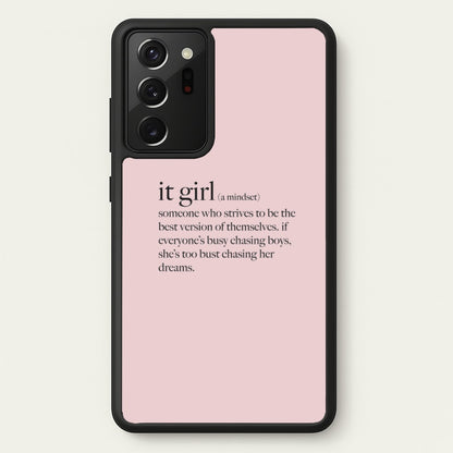 It Girl - Clean Girl Aesthetic  - Clean Girl Aesthetic Phone Case for Galaxy Note 20 Ultra