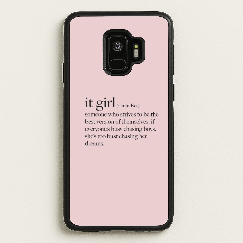 It Girl - Clean Girl Aesthetic  - Clean Girl Aesthetic Phone Case for Galaxy S9