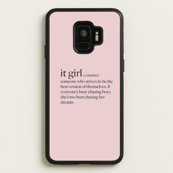 It Girl - Clean Girl Aesthetic  - Clean Girl Aesthetic Phone Case for Galaxy S9