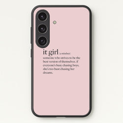 It Girl - Clean Girl Aesthetic  - Clean Girl Aesthetic Phone Case for Galaxy S24 Plus