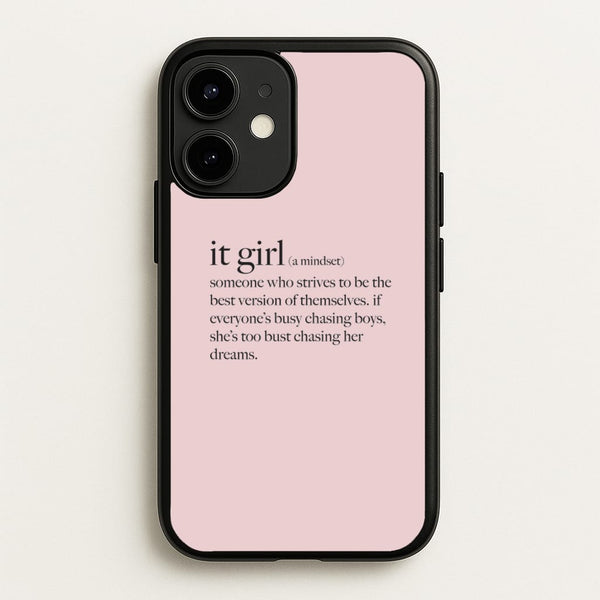 It Girl - Clean Girl Aesthetic  - Clean Girl Aesthetic Phone Case for iPhone 12 / 12 Pro