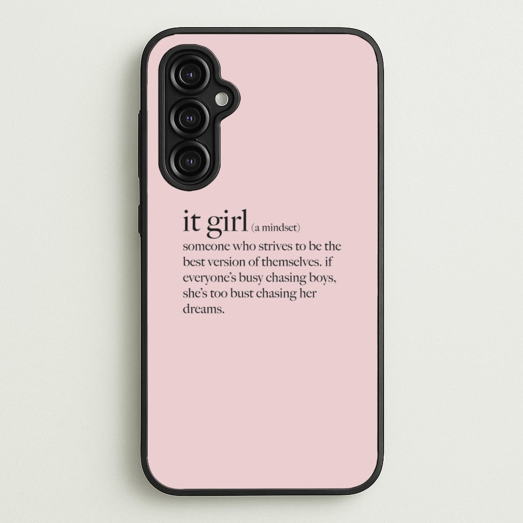 It Girl - Clean Girl Aesthetic  - Clean Girl Aesthetic Phone Case for Galaxy A14