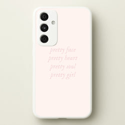 Pretty Girl - Clean Girl Aesthetic  - Clean Girl Aesthetic Phone Case for Galaxy A35