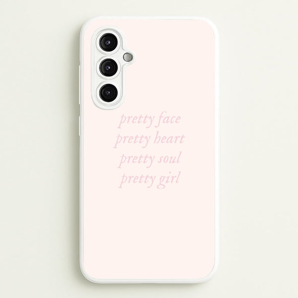 Pretty Girl - Clean Girl Aesthetic  - Clean Girl Aesthetic Phone Case for Galaxy A14