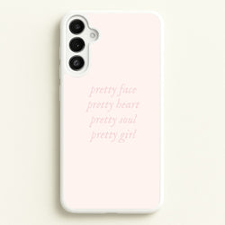 Pretty Girl - Clean Girl Aesthetic  - Clean Girl Aesthetic Phone Case for Galaxy A34