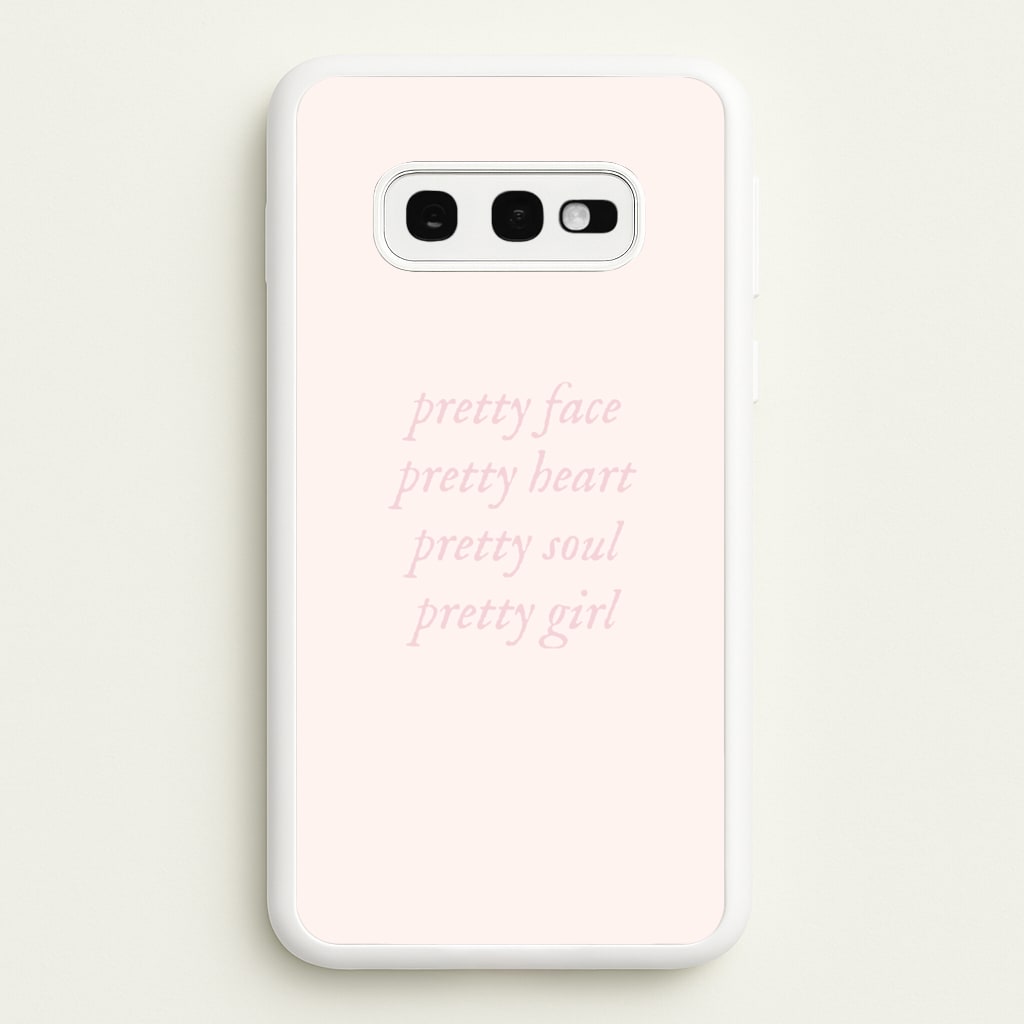 Pretty Girl - Clean Girl Aesthetic  - Clean Girl Aesthetic Phone Case for Galaxy S10e