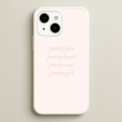 Pretty Girl - Clean Girl Aesthetic  - Clean Girl Aesthetic Phone Case for iPhone 15
