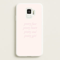 Pretty Girl - Clean Girl Aesthetic  - Clean Girl Aesthetic Phone Case for Galaxy S9