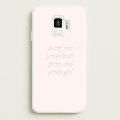 Pretty Girl - Clean Girl Aesthetic  - Clean Girl Aesthetic Phone Case for Galaxy S9