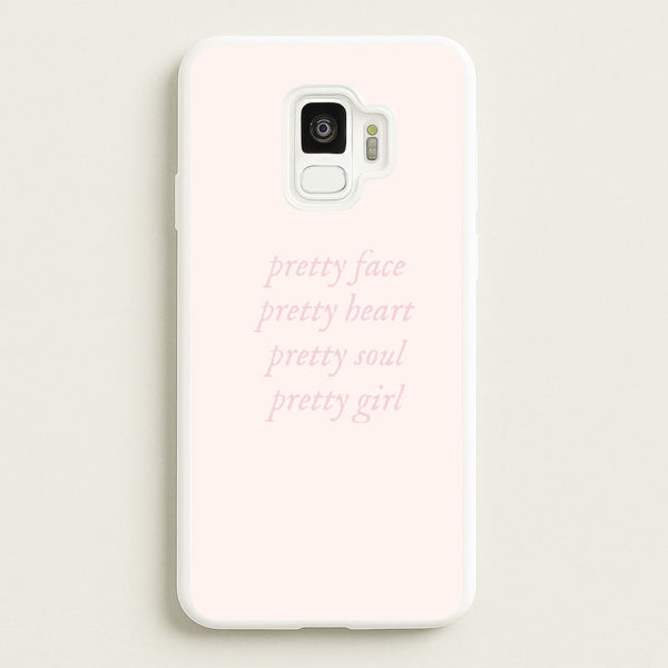 Pretty Girl - Clean Girl Aesthetic  - Clean Girl Aesthetic Phone Case for Galaxy S9