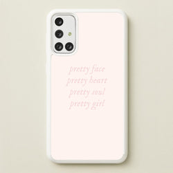 Pretty Girl - Clean Girl Aesthetic  - Clean Girl Aesthetic Phone Case for Galaxy A71
